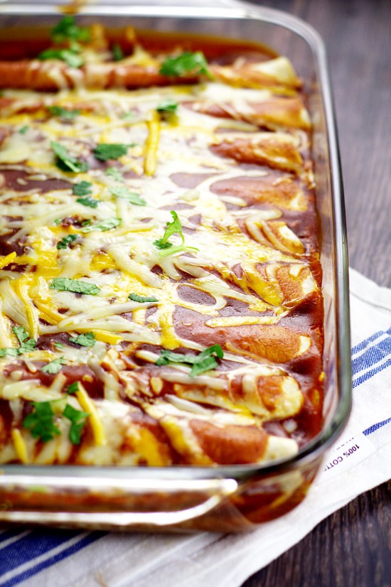 Black Bean Enchiladas | The Gracious Wife