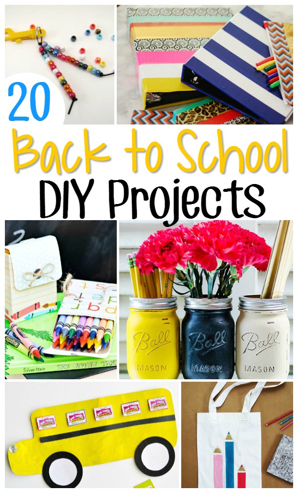 20 Adorable Back To School Crafts Diy School Crafts