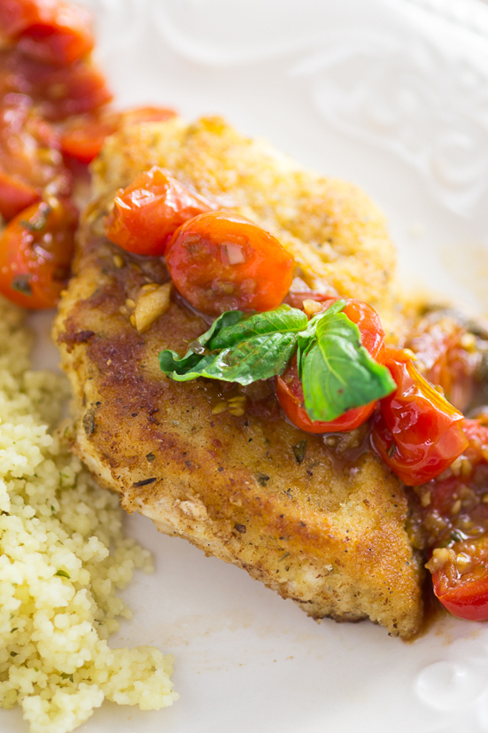 Breaded Chicken with Tomatoes Recipe The Gracious Wife