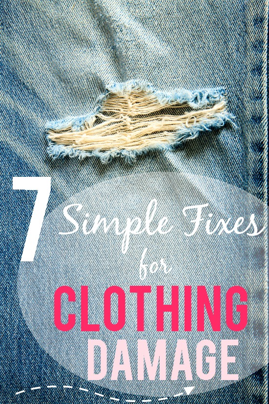 7 Simple Fixes for Clothing Damage The Gracious Wife