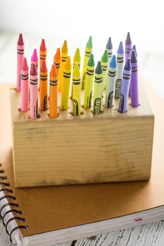 marker and crayon organizer
